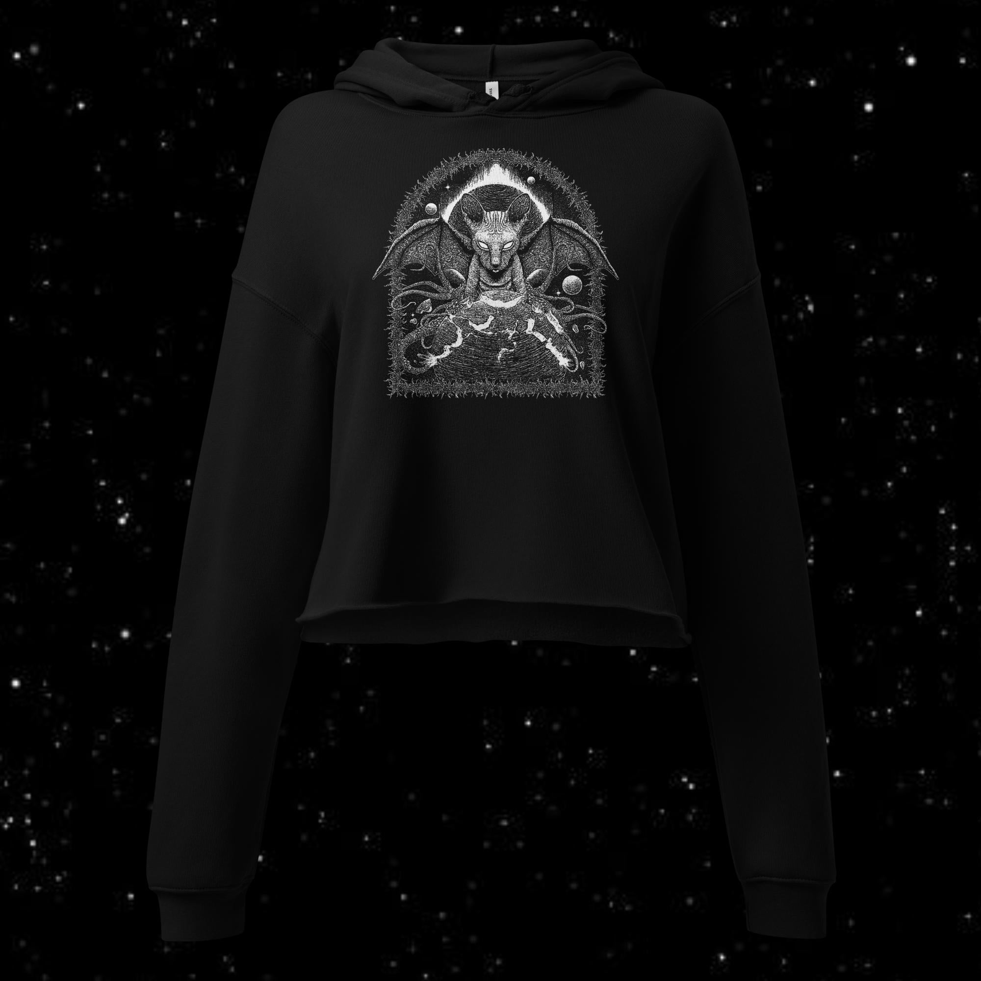 World Eater Singularity Cropped Hoodie
